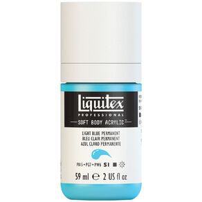 Liquitex Soft Body S1 Acrylic Paint Light Blue