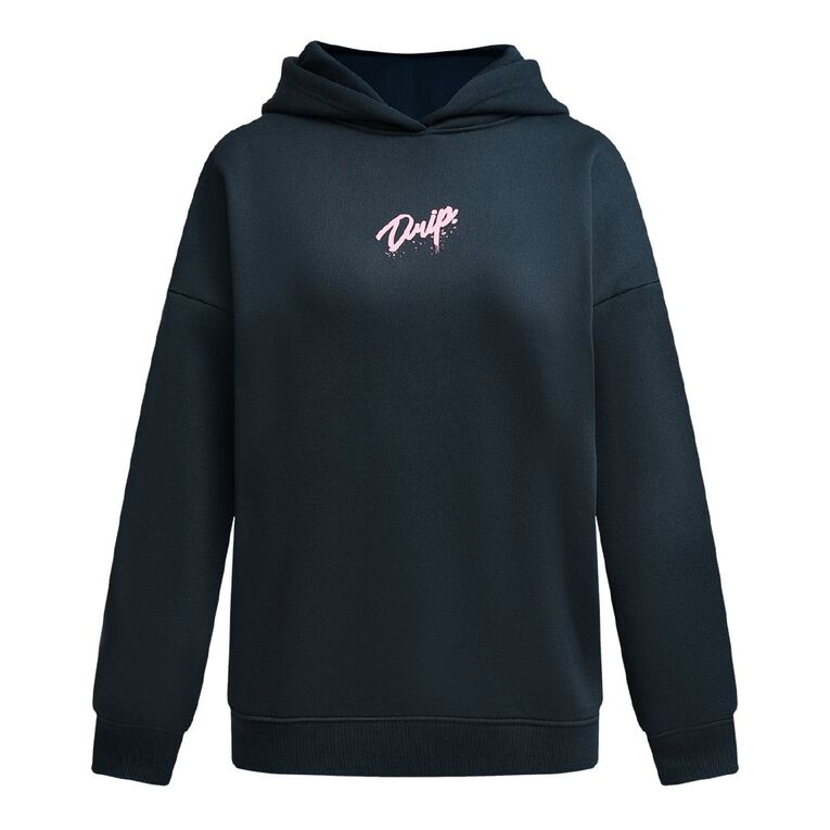 H&H Women's Fresh Fleece Long Sleeve Hoodie, Navy, hi-res