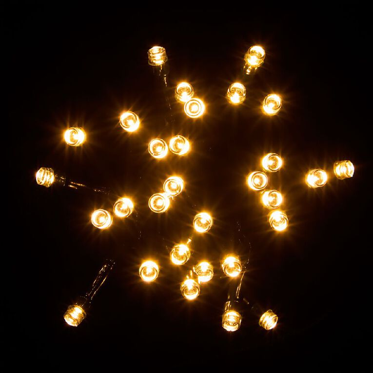 Wonderland Plug-in Christmas String Lights Warm White 19.5m, , hi-res