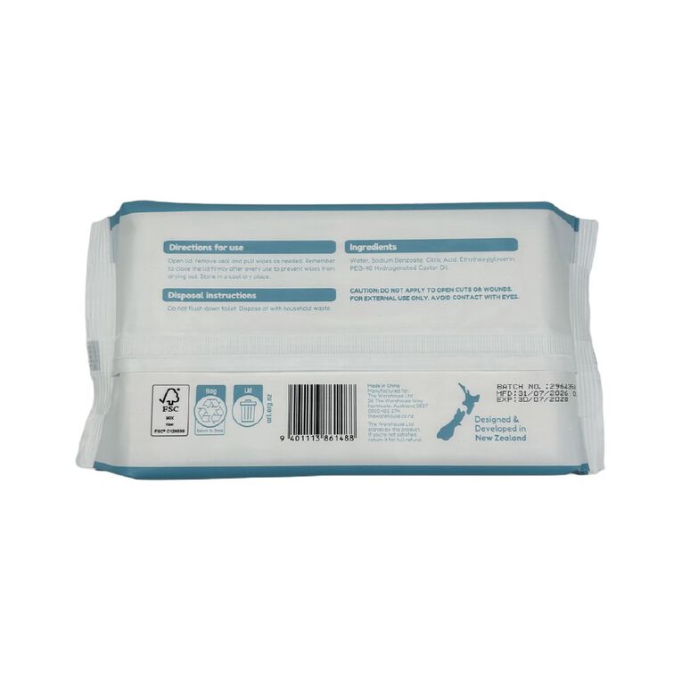 Babywise Wipes 99% Water Biodegradable 72 Pack, , hi-res
