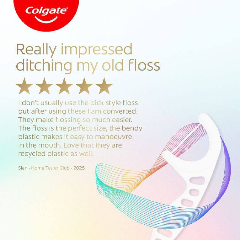 Colgate Total Floss Pick 35 Pack, , hi-res