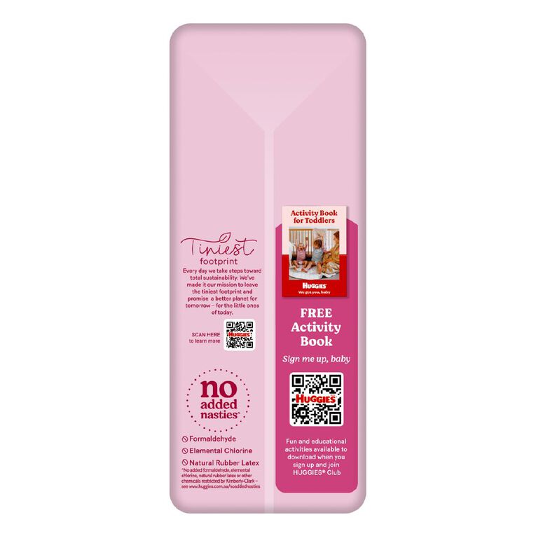 Huggies Girls' Convenience Nappy Walker Size 5 13-18kg 16 Pack, , hi-res
