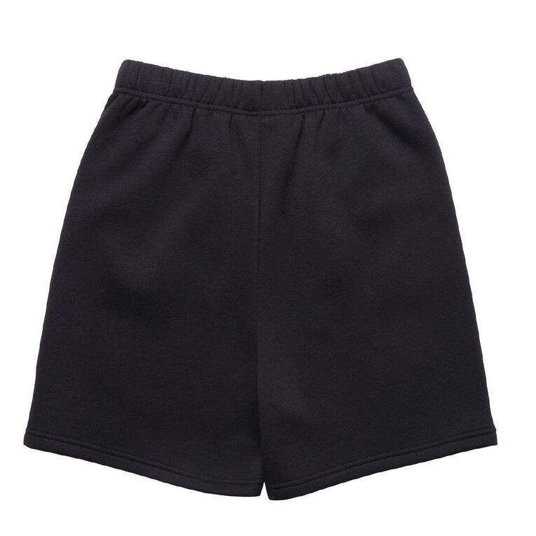 One Piece Fleece Shorts, Black, hi-res