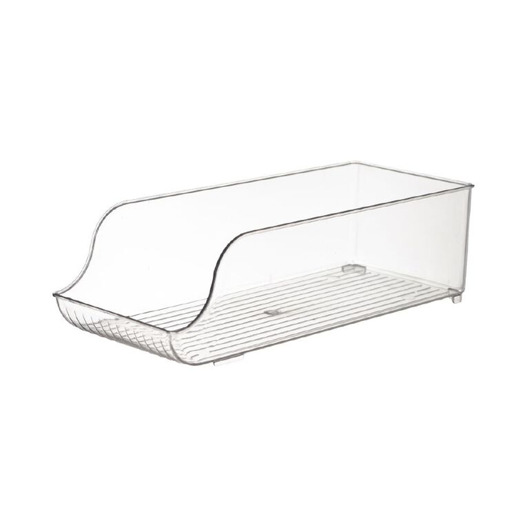 Living & Co Clarion Fridge Can Organiser 35cm x 14cm x 10.3cm Clear, , hi-res