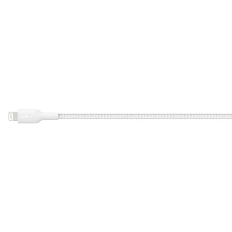 Belkin USB-A to Lightning Boostcharge Braided Cable 2M - White White, , hi-res