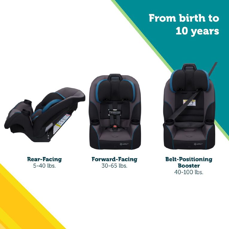 Safety 1st Crosstown All in One Convertible Car Seat Storm, , hi-res