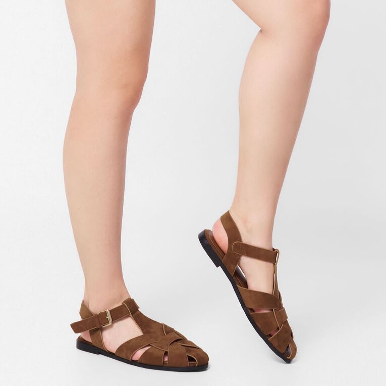 H&H Women's Fisherman Sandals, Tan, hi-res