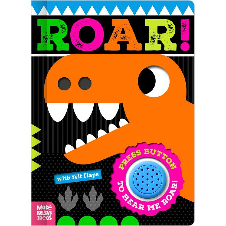 Neon Board Book: Roar!, , hi-res