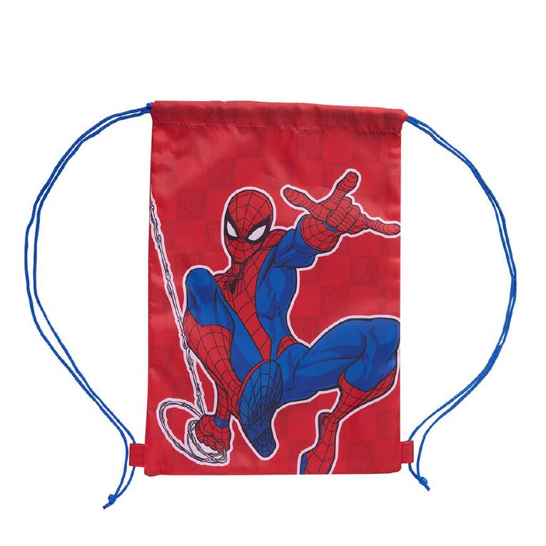 Spider-Man Kids' Drawstring Bag, Red Mid, hi-res