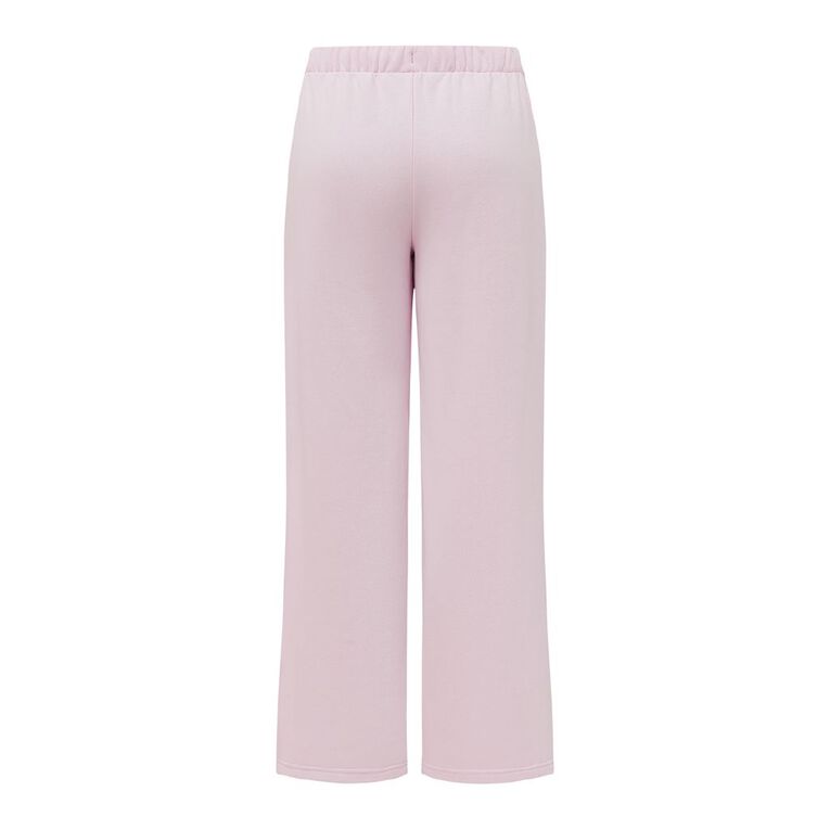 H&H Women's Wide Leg Track Pants, Pink Light, hi-res