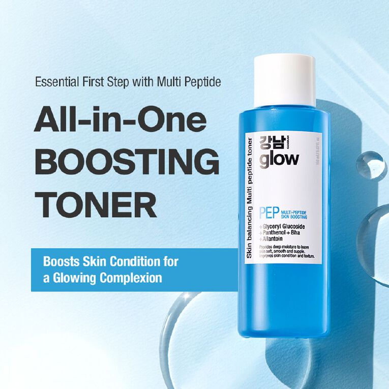 Gangnam Glow Multi Peptide Skin Boosting Toner K-Beauty, , hi-res