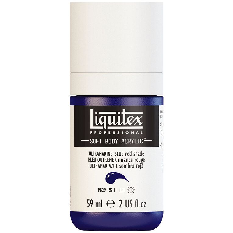 Liquitex Soft Body Acrylic 59ml Ultra Blue Red Shade S1