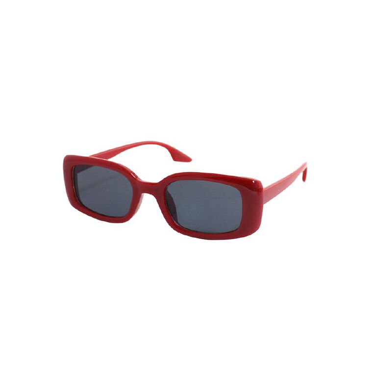 H&H Rectangular Sunglasses Red, , hi-res