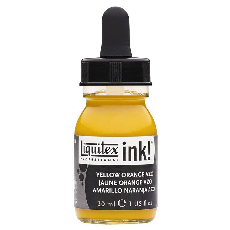 Liquitex Ink 30ml Yellow Orange Azo, , hi-res