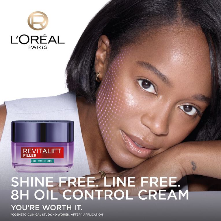 L'Oreal Paris Filler Oil Control Gel 50ml, , hi-res