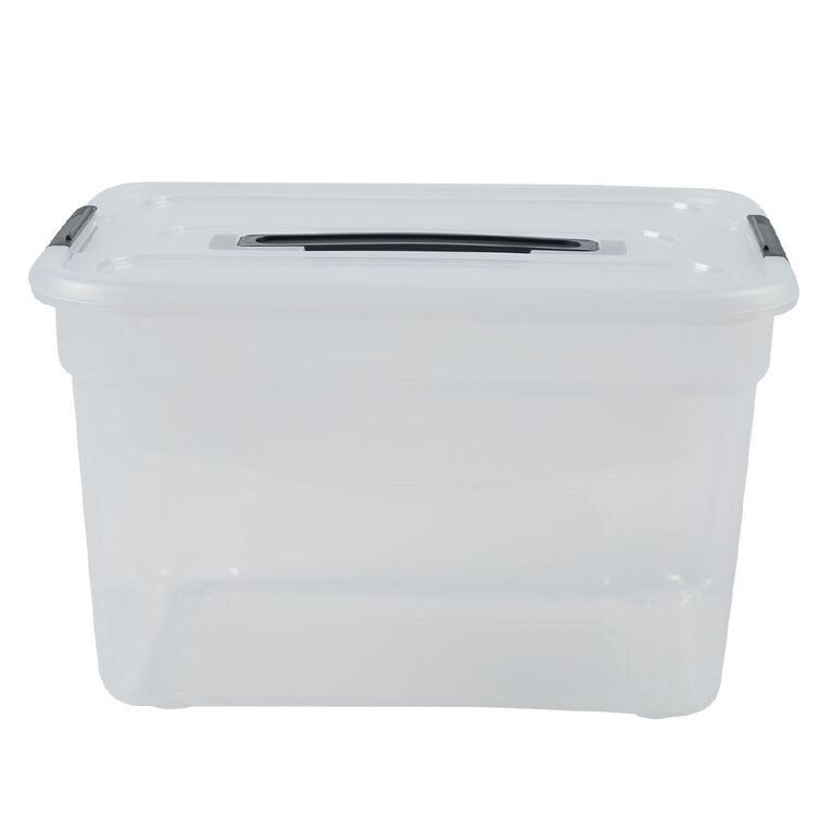 Sort It Modular Storage Organiser Clear 18L, , hi-res