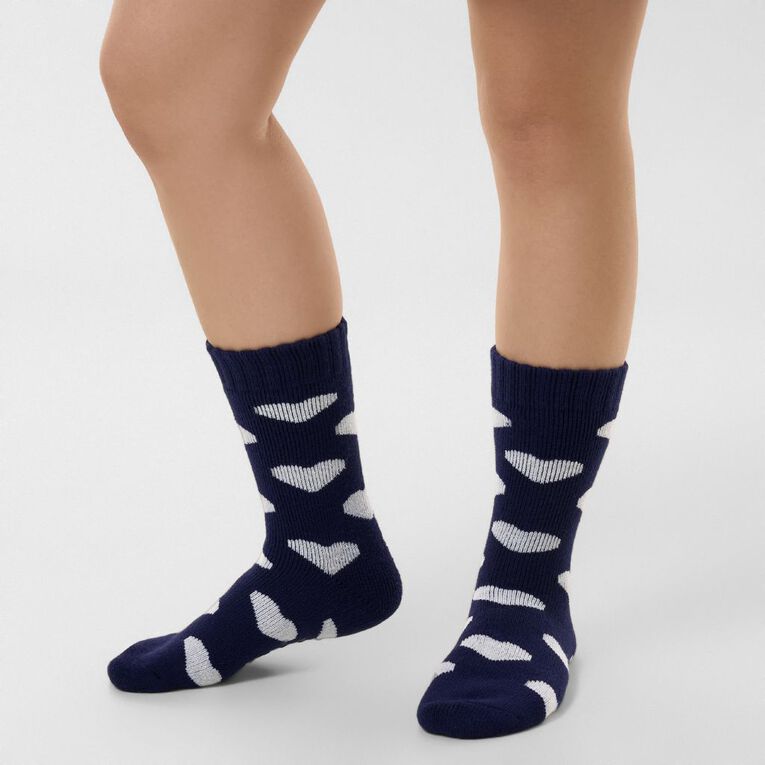 H&H Women's Brushed Home Socks 2 Pack, Pink Light, hi-res