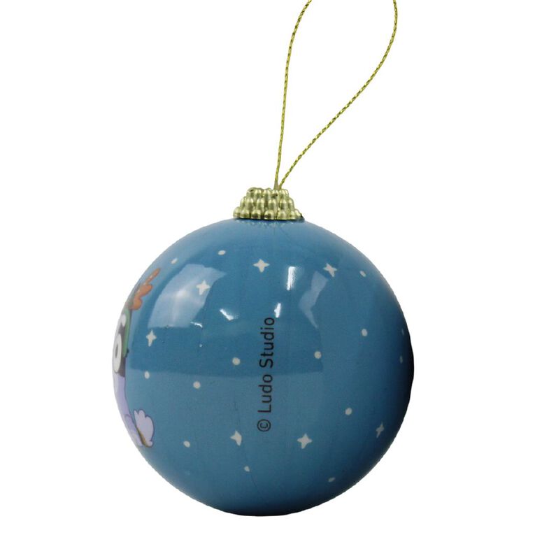 Bluey Christmas Bauble Blue, , hi-res