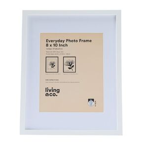 Living & Co Everyday Photo Frame 8in x 10in White
