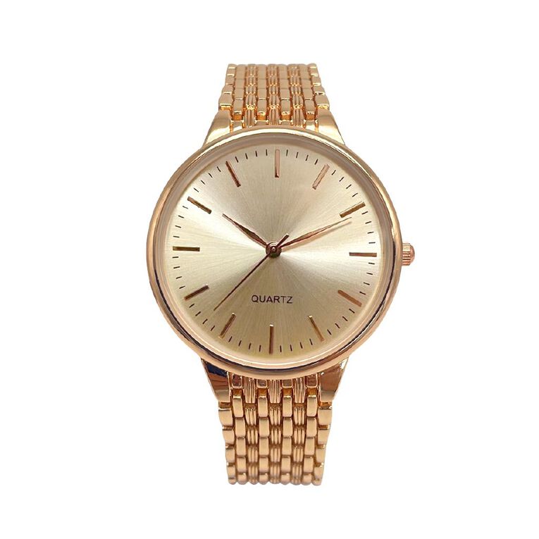 H&H Women's Analogue Watch Rose Gold, , hi-res