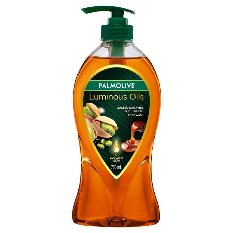 Palmolive Luminous Oils Body Wash Pistachio And Salted Caramel 750ml, , hi-res