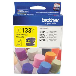 Brother Ink LC133 Yellow (600 Pages)