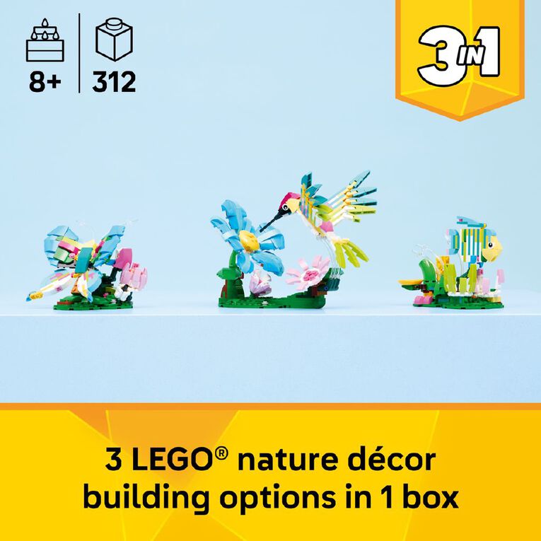 LEGO CREATOR Wild Animals Colourful Hummingbird 31384, , hi-res