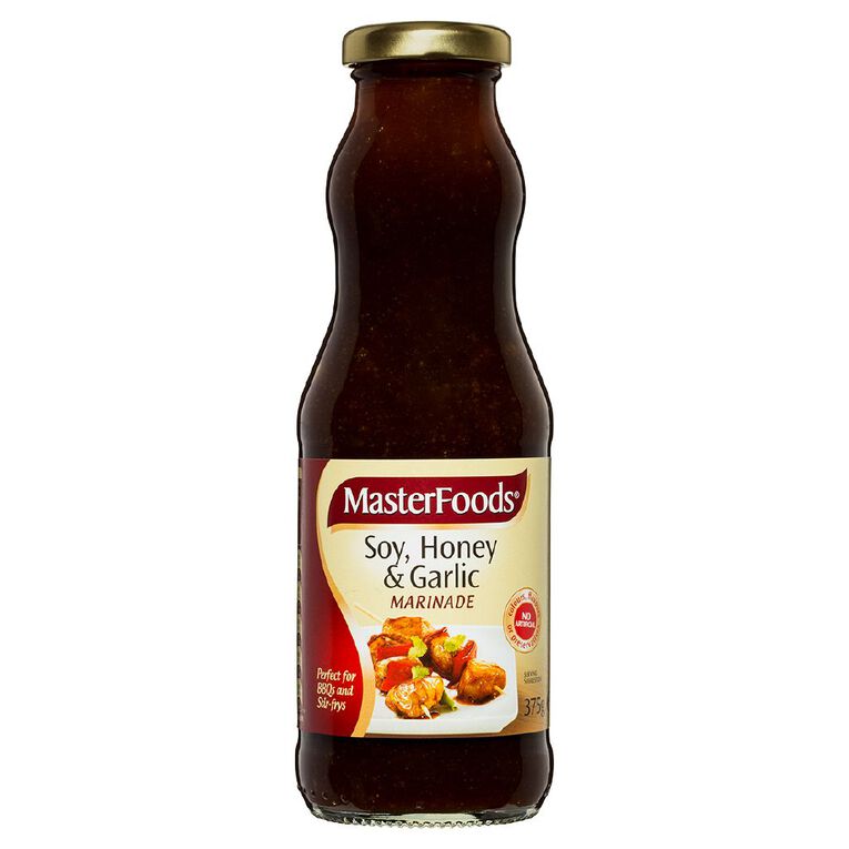 MasterFoods Marinade Soy Honey & Garlic 375g Bottle