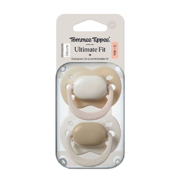 Tommee Tippee Ultimate Fit Soother Size 0-6 Months, , hi-res