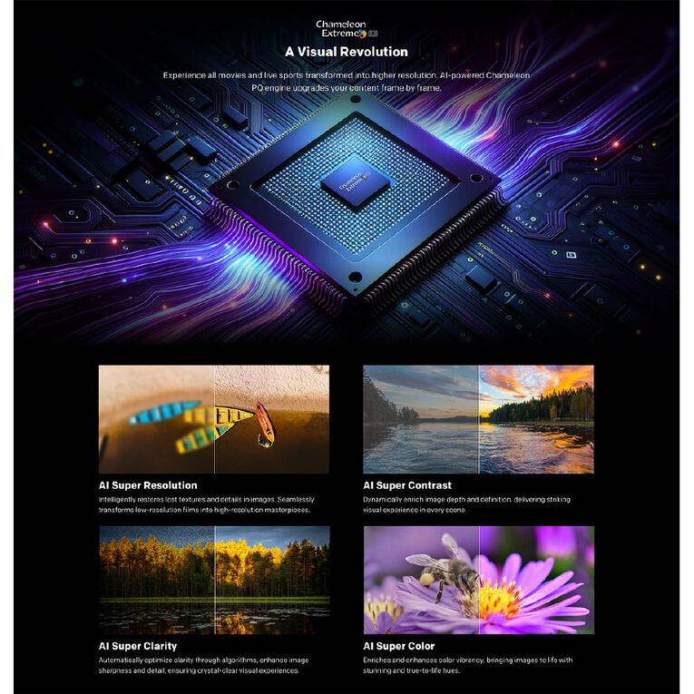 JVC 65 Inch 4K Ultra HD QLED Mini LED Google Smart TV JV6524M Silver, , hi-res