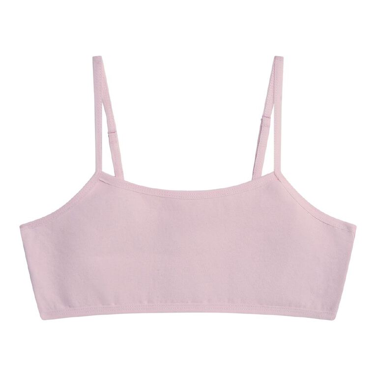 H&H Girls' Crop 2 Pack, Pink Mid, hi-res