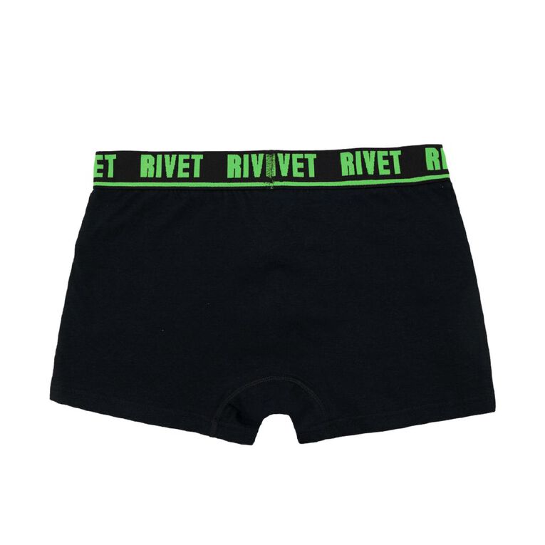 Rivet Men's Trunks 4 Pack, Black/Grey, hi-res
