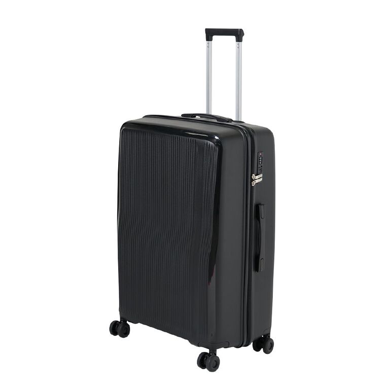 Intrepid Hardside Suitcases 2 Piece Set Black, , hi-res