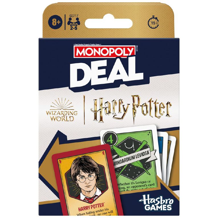 Hasbro Monopoly Deal Harry Potter Game, , hi-res