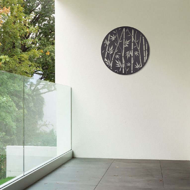 Urban Green Wall Art Bamboo Black, , hi-res