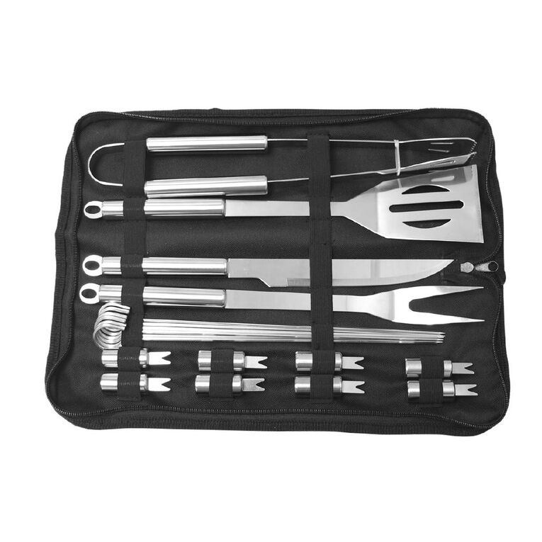 Gascraft Portable BBQ Tool Set 18 Piece, , hi-res