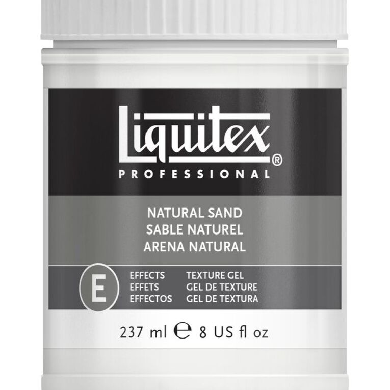 Liquitex Natural Sand Texture Gel 237ml Natural, , hi-res