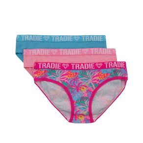 Tradie Girls' Bikini Briefs 3 Pack