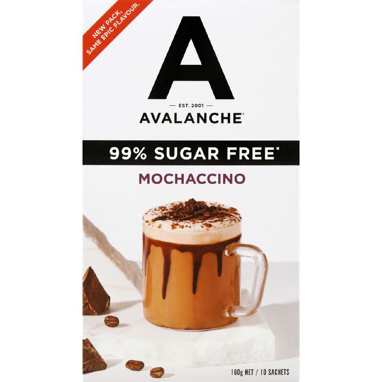 Avalanche 99% Sugar Free Mochaccino 10 Pack