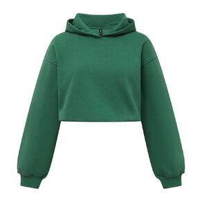H&H Women's Long Sleeve Bubble Hem Hoodie