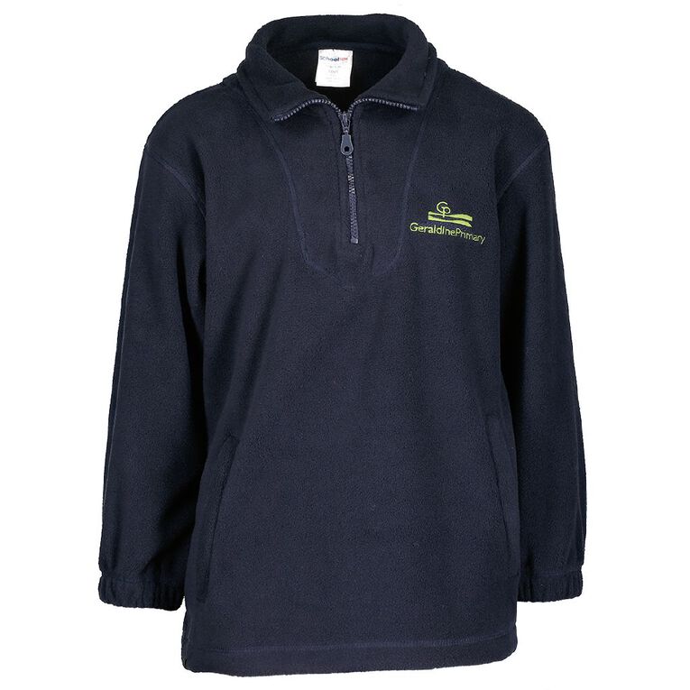 Schooltex Geraldine Primary Polar Fleece Top, Navy, hi-res