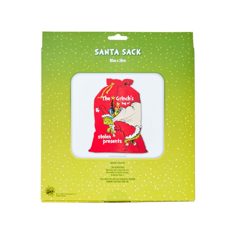 Grinch Santa Sack, , hi-res