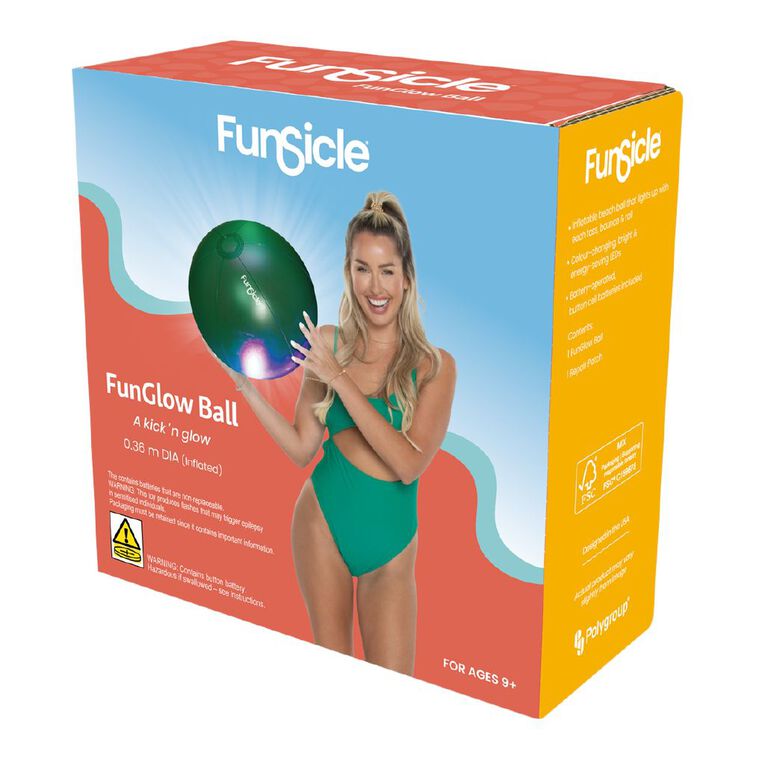 Funsicle Glow FunGlow Ball 36cm, , hi-res
