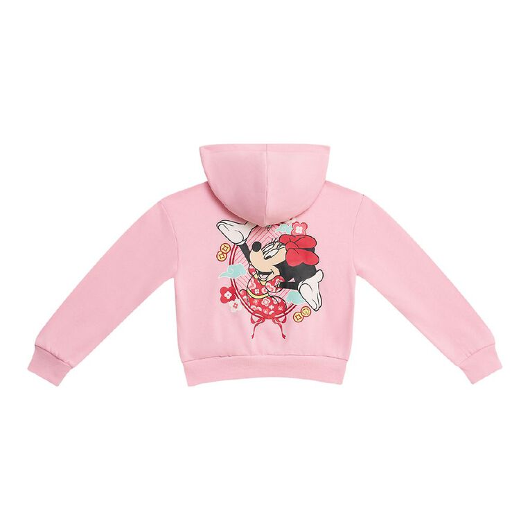 Minnie Mouse Zip Hoodie, Pink Mid, hi-res
