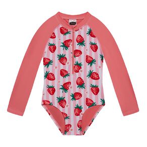 Young Original Long Sleeve Printed Swimsuit