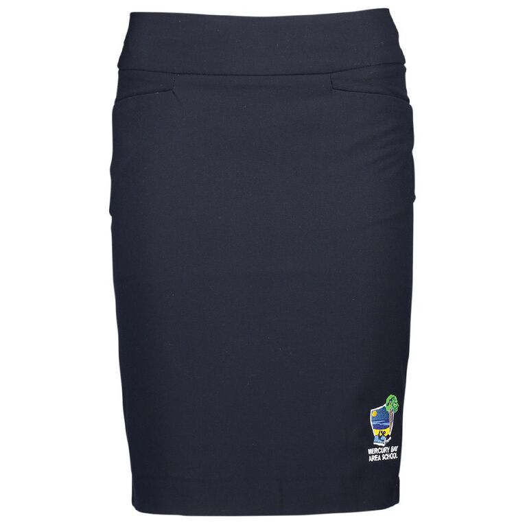 Schooltex Mercury Bay Area School Skirt with Embroidery, Navy, hi-res