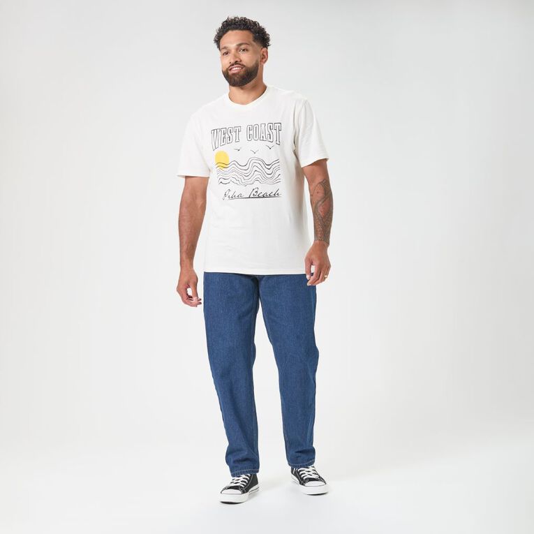 H&H Men's Relaxed Jeans, Denim Dark, hi-res