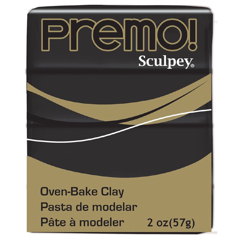 Sculpey Premo Accent Clay 57g Black, , hi-res
