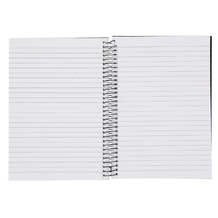 WS Notebook Wiro 200 Pages Hard Back Black A5, , hi-res