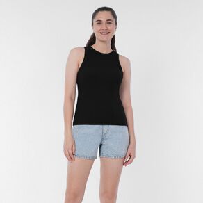 H&H Women's Rib Racer Back Tank